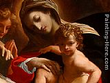 The Dream of Saint Catherine of Alexandria [detail 1] by Lodovico Carracci